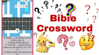How may do you think you will get score with Bible Crossword puzzles?? screenshot 2