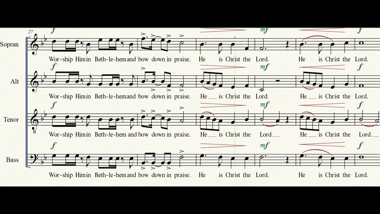 Go to Him in Bethlehem - Sopran