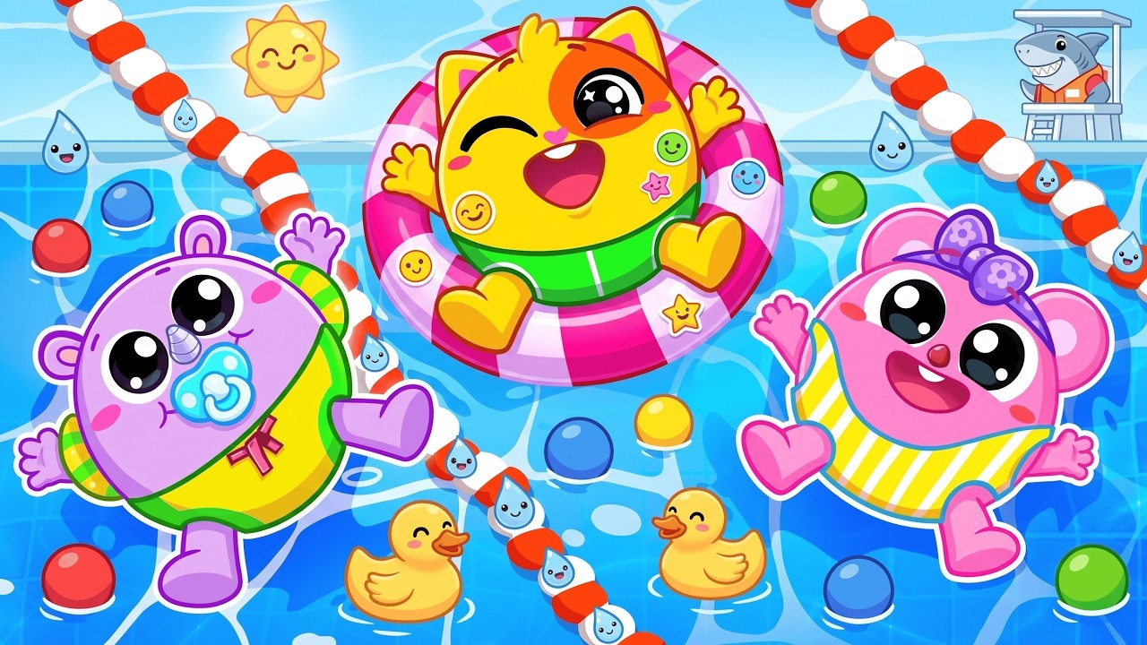 Swimming Song for Children | Toddler Zoo Yay! Kids Songs - YouTube