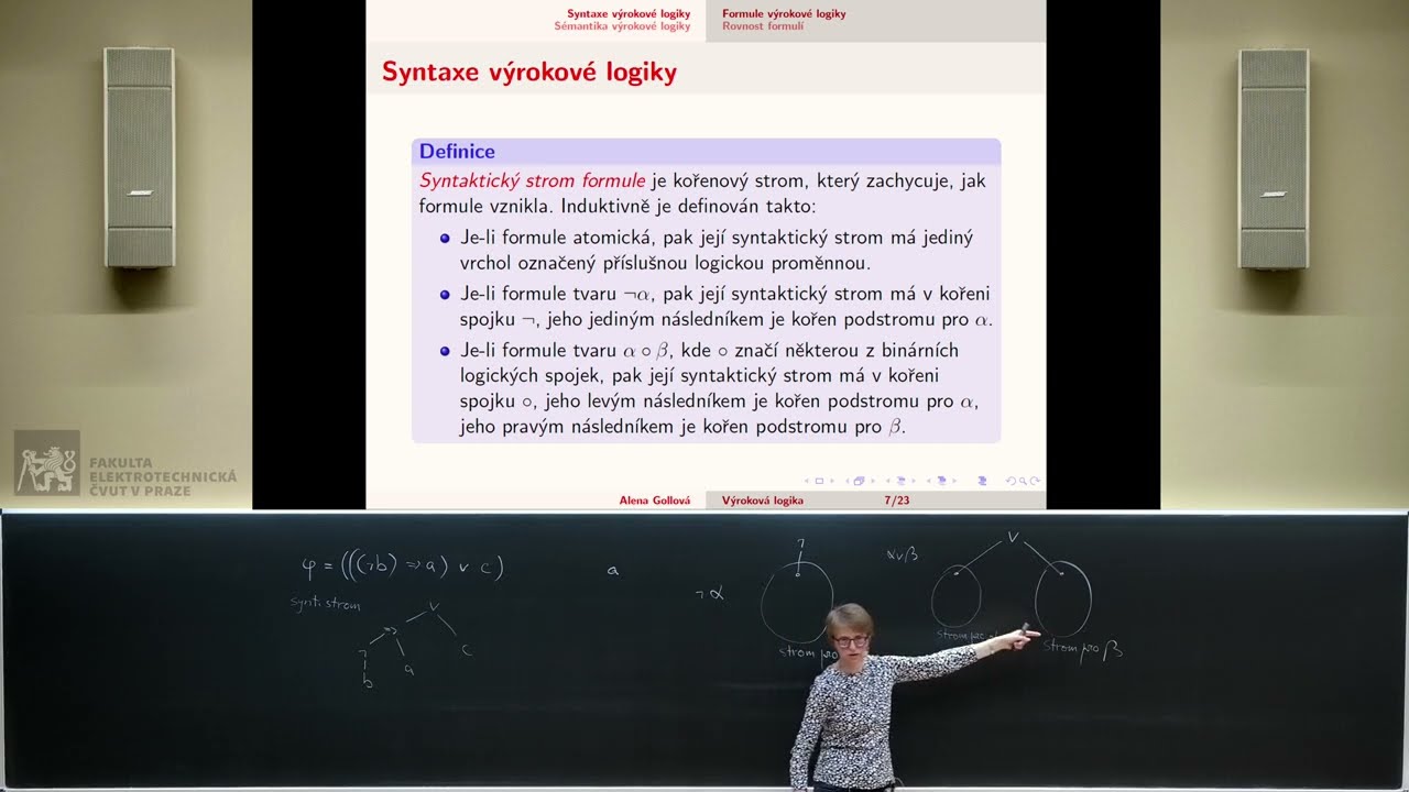 dr. A. Gollová: Logika a grafy (B0B01LGR) – 01a [22. 9. 2022, ZS 22/23]