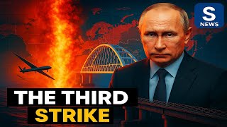 Shocking! Ukraine Blows Up Crimea Bridge for the Third Time – Underwater Attack!