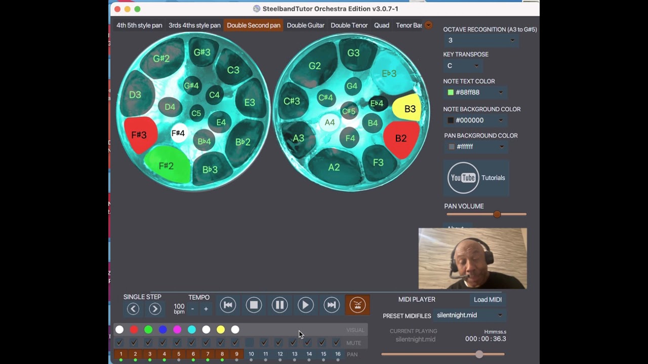 Steel Band Tutor Tutorial 6 Navigating the Double Seconds Pan PT 2