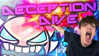 Beating Deception Dive Geometry Dash (72% + 59-100)