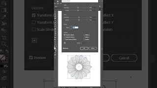 Abstract Vortex Art | Adobe Illustrator #shorts #illustrator #reels