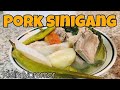 How to cook pork sinigang  sinigang na baboy