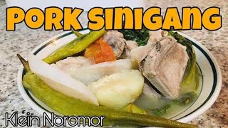 How to cook Pork sinigang | Sinigang na Baboy