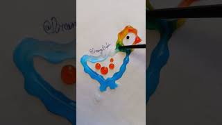 Bird soft glide, pastel colors ride 🐦💫  #DreamyDrops #BirdArt