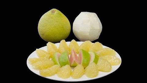 Cách lột bưởi nhanh nhất-how to peel grapefruit