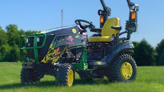 Johnny X  Turbo John Deere 1025R Wrap Reveal