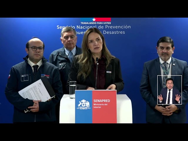 Autoridades realizan monitoreo del sistema frontal en la zona central