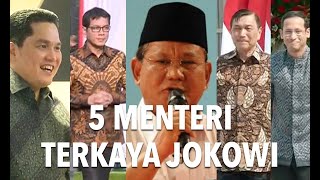Inilah 5 Menteri Terkaya di Kabinet Indonesia Maju