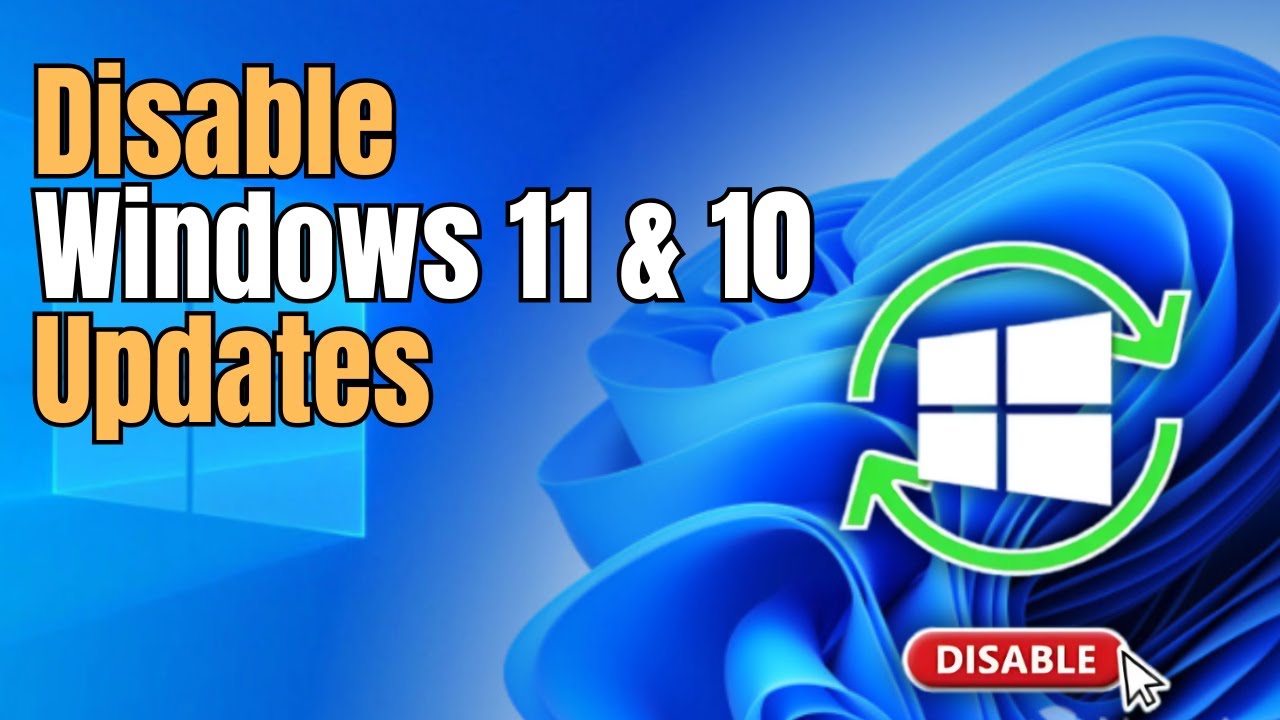 How to Disable Automatic Updates in Windows 10 & 11 - YouTube