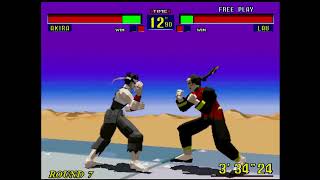 Virtua Fighter (Arcade, 1993) Real Arcade Hardware Capture  Better Quality Version