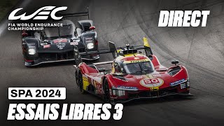 DIRECT Essais Libres 3 (Français) I 2024 TotalEnergies 6 Heures de Spa I FIA WEC screenshot 2