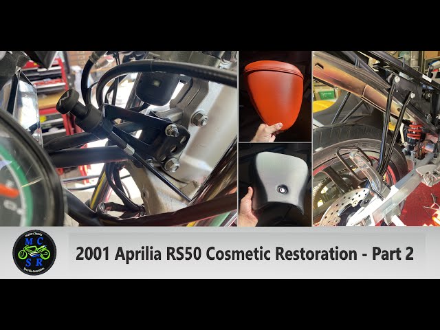 Aprilia　RS50　代理で名義変更して頂ける方 01 Aprilia RS50 Cosmetic Restoration prt.2 - Fabrication, Cerakote