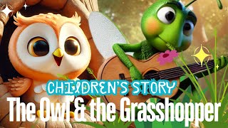 The Owl & the Grasshopper - Illustrated Children's Story Update