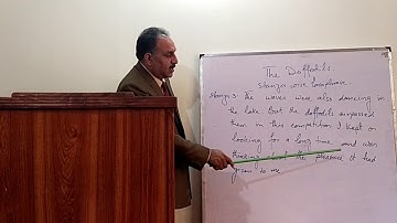 9 CLASS PARAPHRASE OF THE DAFFODILS STANZA WISE