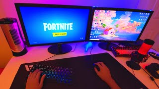 Fortnite but You Are Me (POV) + Keyboard & Mouse on Console + GK61 Handcam 🤩