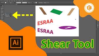 شرح اداة الشير تول في الالستريتور 2017 Shear Tool in Illustrator 👍 🎀| اسراء هاشم
