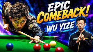 Wu Yize Stages An Epic Comeback Terrific Decider