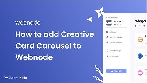 How to add a Creative Card Carousel to Webnode