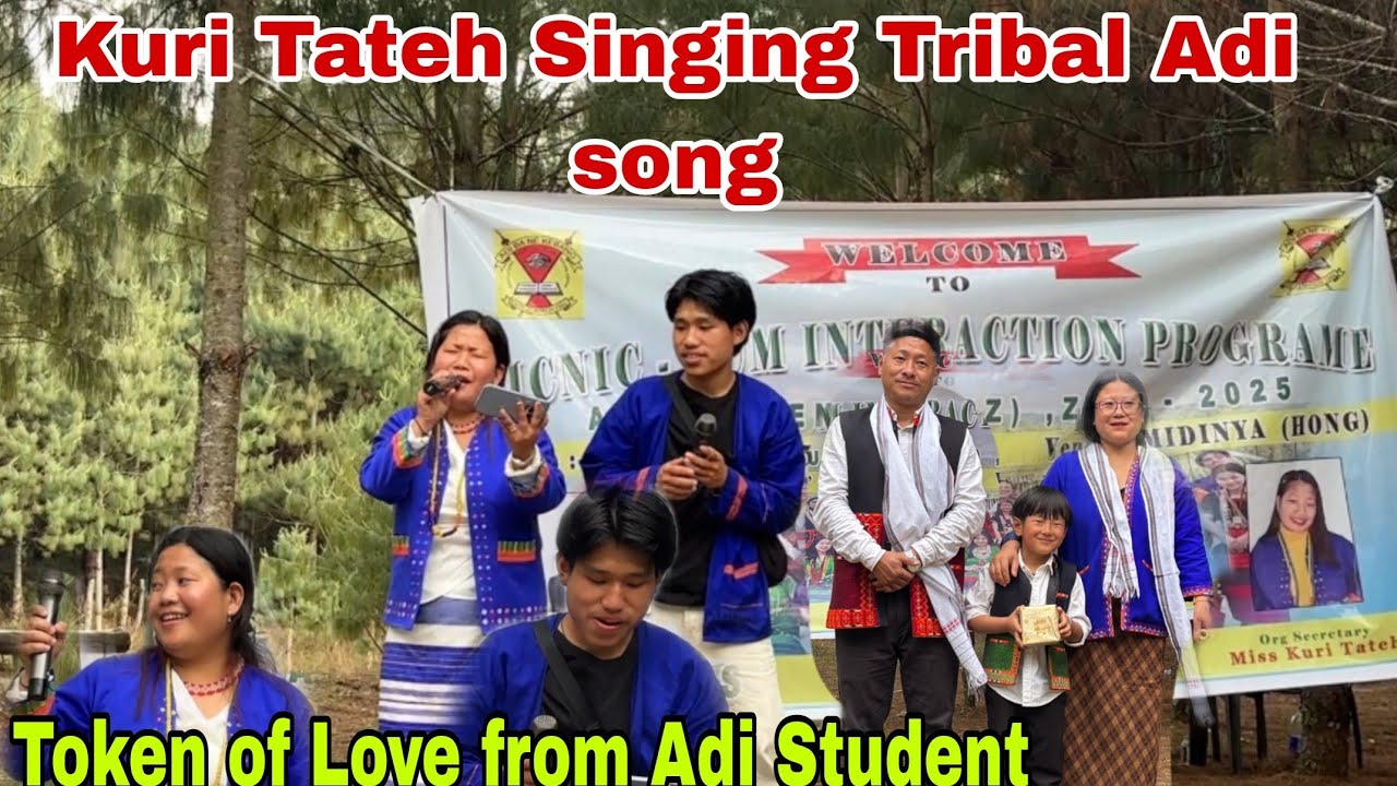 Aj Bahot din ka baat Anchoring ka kam kiya | Kuri Tateh Singing Adi Community Tribal Song in Ziro |