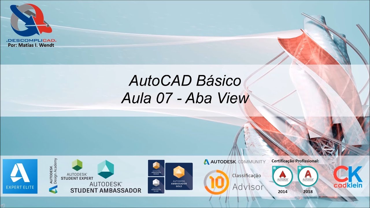 AutoCAD Básico - Aula 07 - Aba View - YouTube
