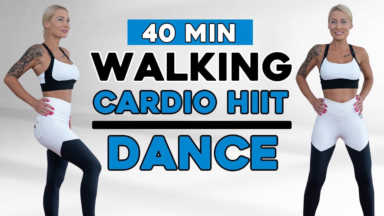 40 Min All Standing No Jumping Cardio HIIT DANCE Workout | Burn 600 ...
