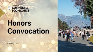 Honors Convocation 2022