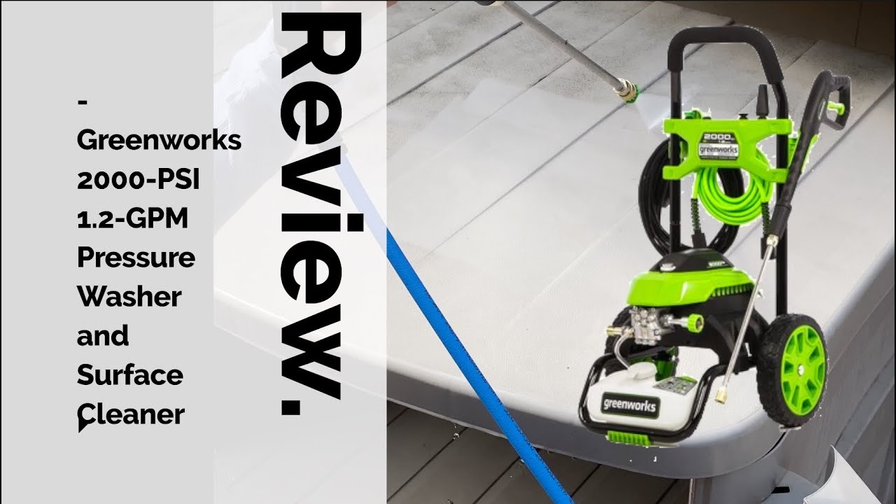 Greenworks 1700 PSI 1.2-Gallons Cold Water Electric in the Pressure Washers  department at