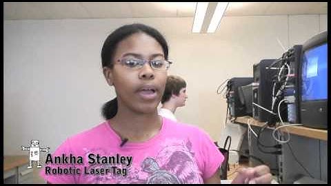 Robot laser tag a hit with electrical engineering  campers