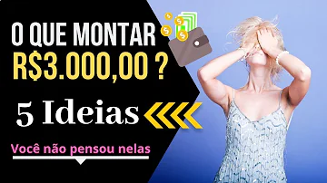 O que dá pra fazer com 3 mil reais?