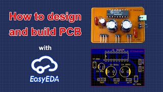 Easyeda - Free Schematic & Pcb Design Home Made Pcb Tda1517P Amplifier