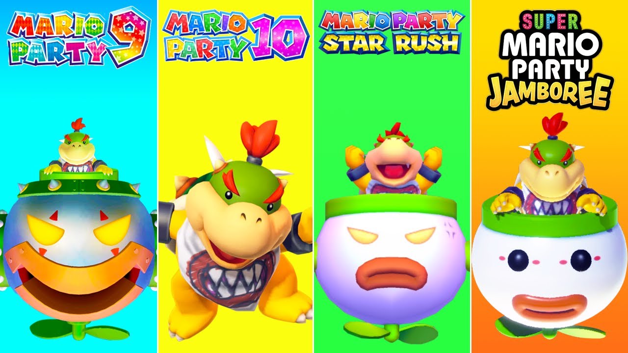 Evolution of Bowser Jr Minigames in Mario Party (2012-2025)