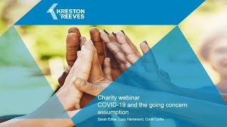 Charity webinar - COVID-19 and the going concern assumption
