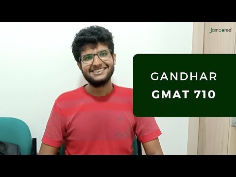 Gandhar Deshpande - GMAT 710 - Jamboree Pune Testimonial