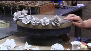 gladstone pottery makes china flowers