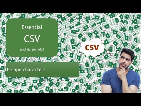 Video: Kas ir Quotechar CSV formātā?