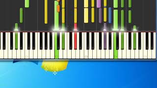 he ll  have to go jim reeves [Synthesia Piano] [Piano Tutorial Synthesia]
