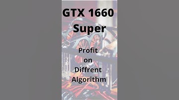 Mining with 1660 SUPER on different Algorithms. #1660 super mining #best graphics card for mining