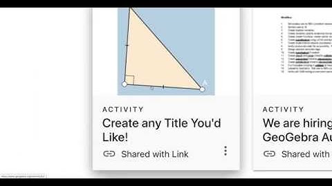 How to Copy and Edit a GeoGebra Resource: Make it YOUR OWN