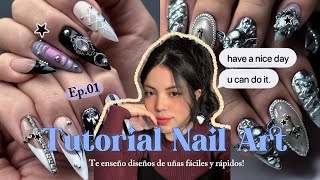 Tutorial Nail Art 💅 Diseño de uñas paso a paso // Mellifera Nails 🔮