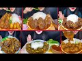 Asmr eating mutton curry white rice eating challenge