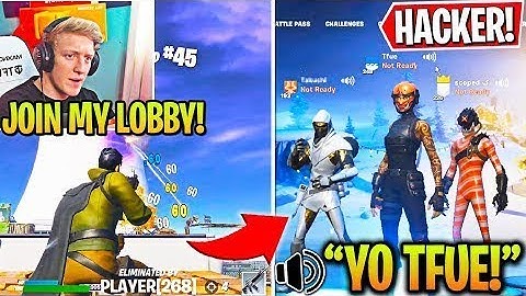 Tfue CONFRONTS Hacker in Lobby then TERMINATES His Youtube Channel!