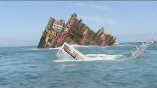 Nouvelle - Zélande : Le Rena Disparaît Peu À Peu Sous Les Flots