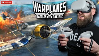 The new WARPLANES VR is the best looking Quest 2 flying game BY FAR! // Quest 2 Gameplay screenshot 2