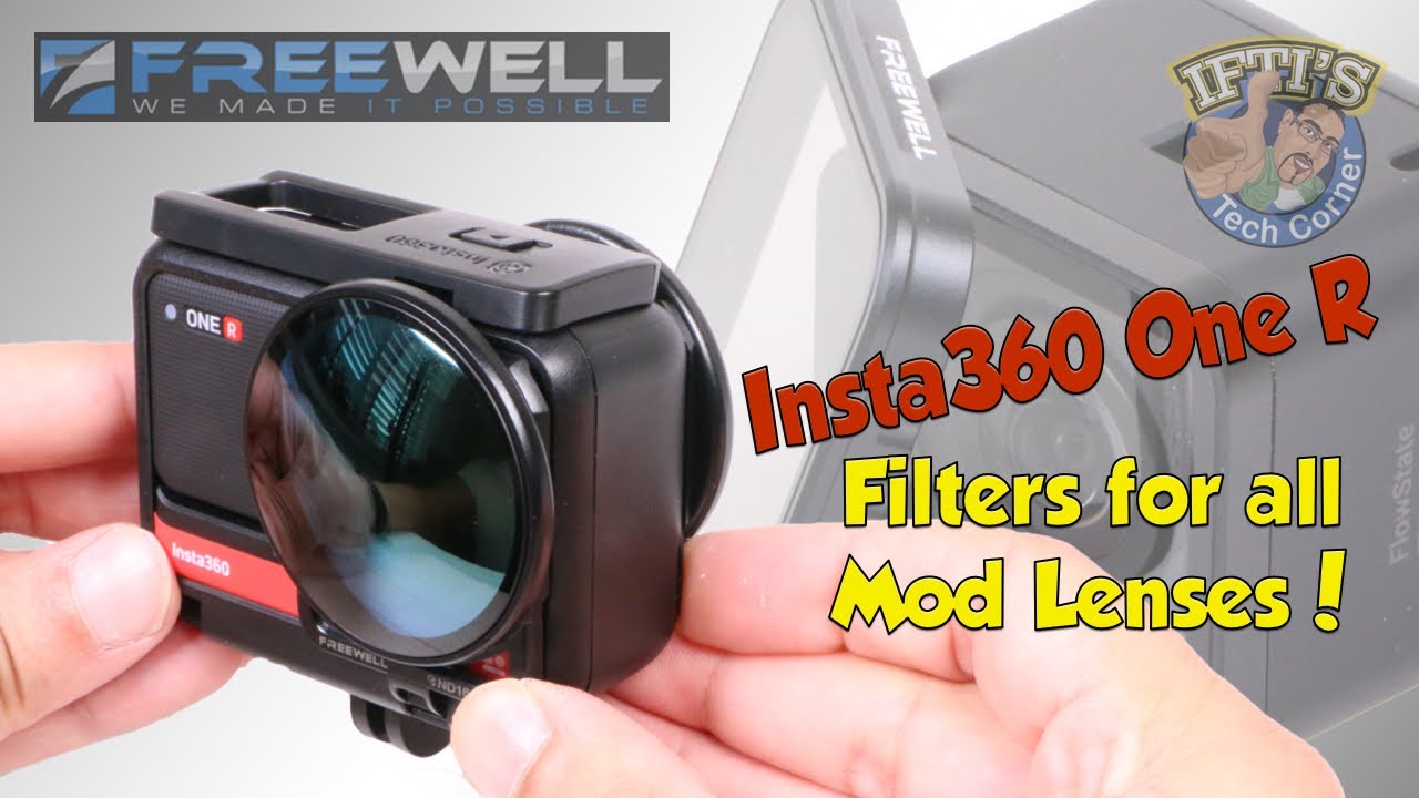 Wide Angle 4K Freewell Neutral Density ND16 Camera Lens Filter Compatible with Insta360 One R Wide Angle 4K Freewell Neutral Density ND16 Camera Lens Filter Compatible with Insta360 One R