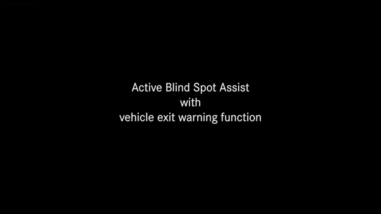 Mercedes Benz S Class 2021 Active Blind Stop Assist with vehicle exit warning function