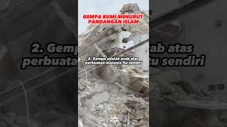 Penyebab Gempa Bumi Menurut Islam  shorts gempabumi gempabumicianjur