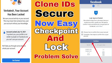 How to secure clone facebook accounts| clone IDs ko kaise secure karain | lock cp Problem Solve
